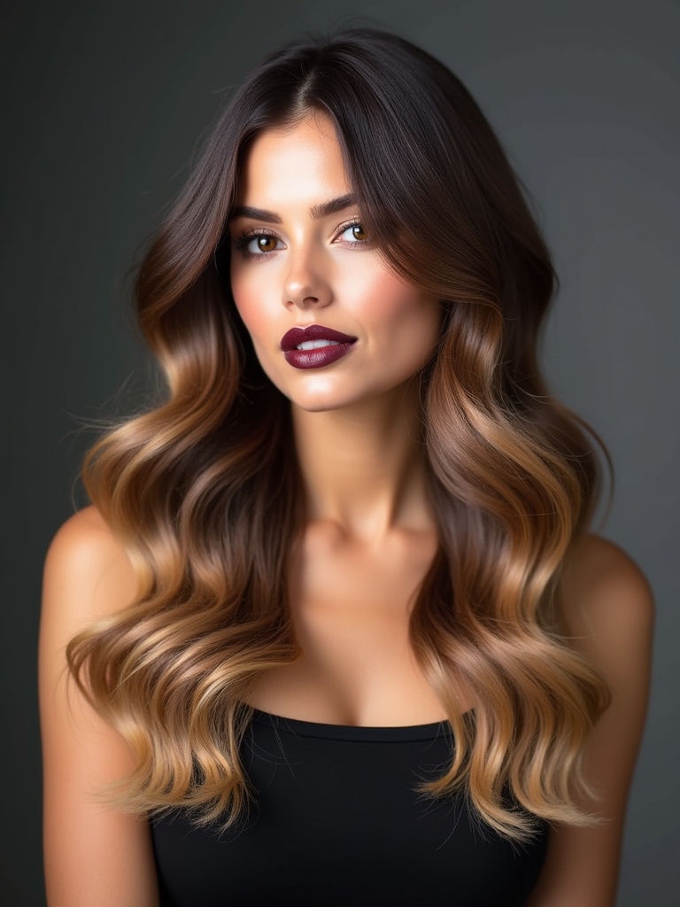 vibrant ombre hair transformations
