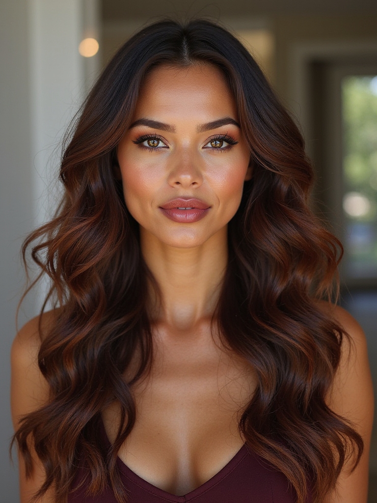 warm auburn hair transformation