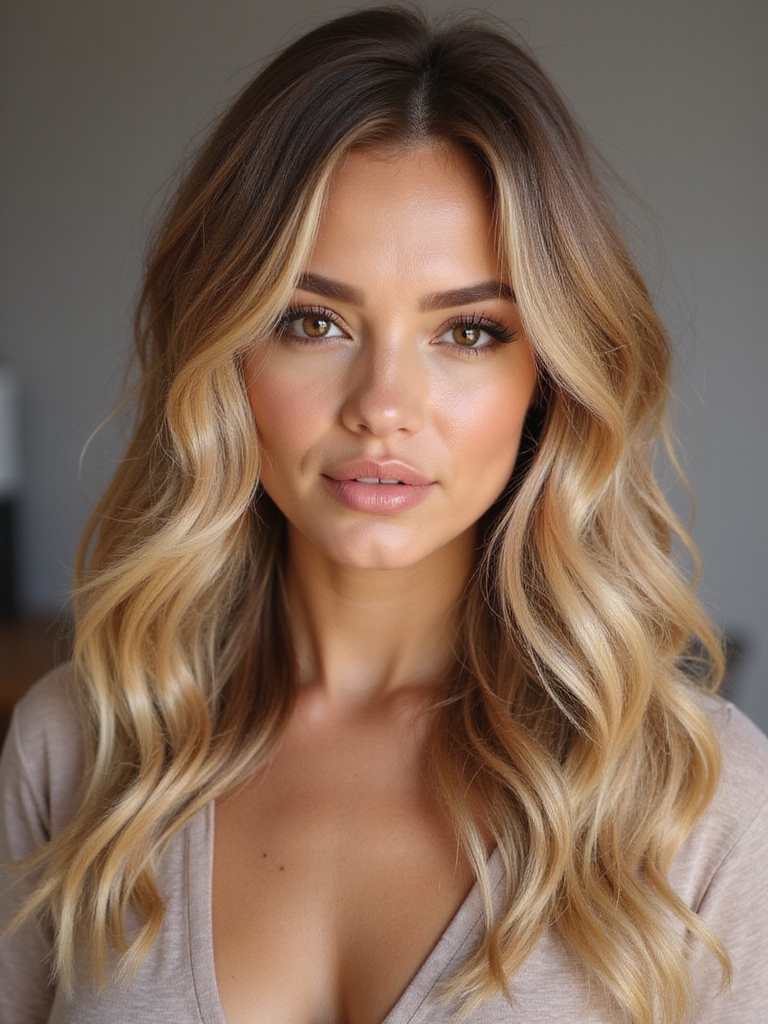 warm blonde shades for tan
