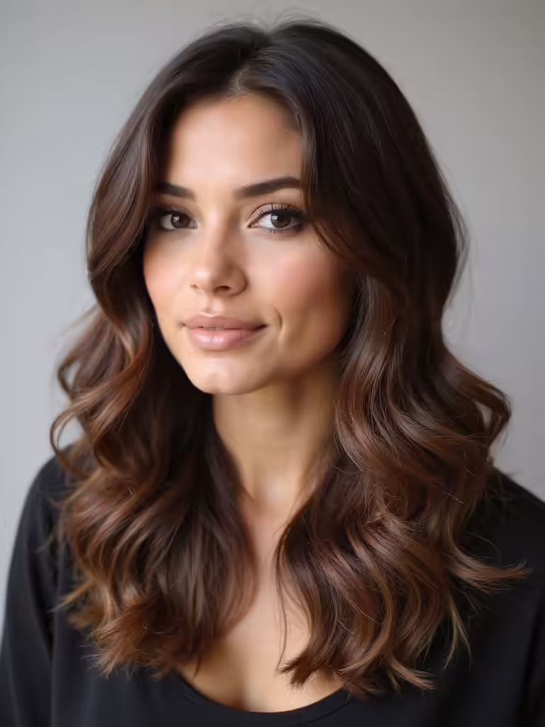 warm inviting mocha hair