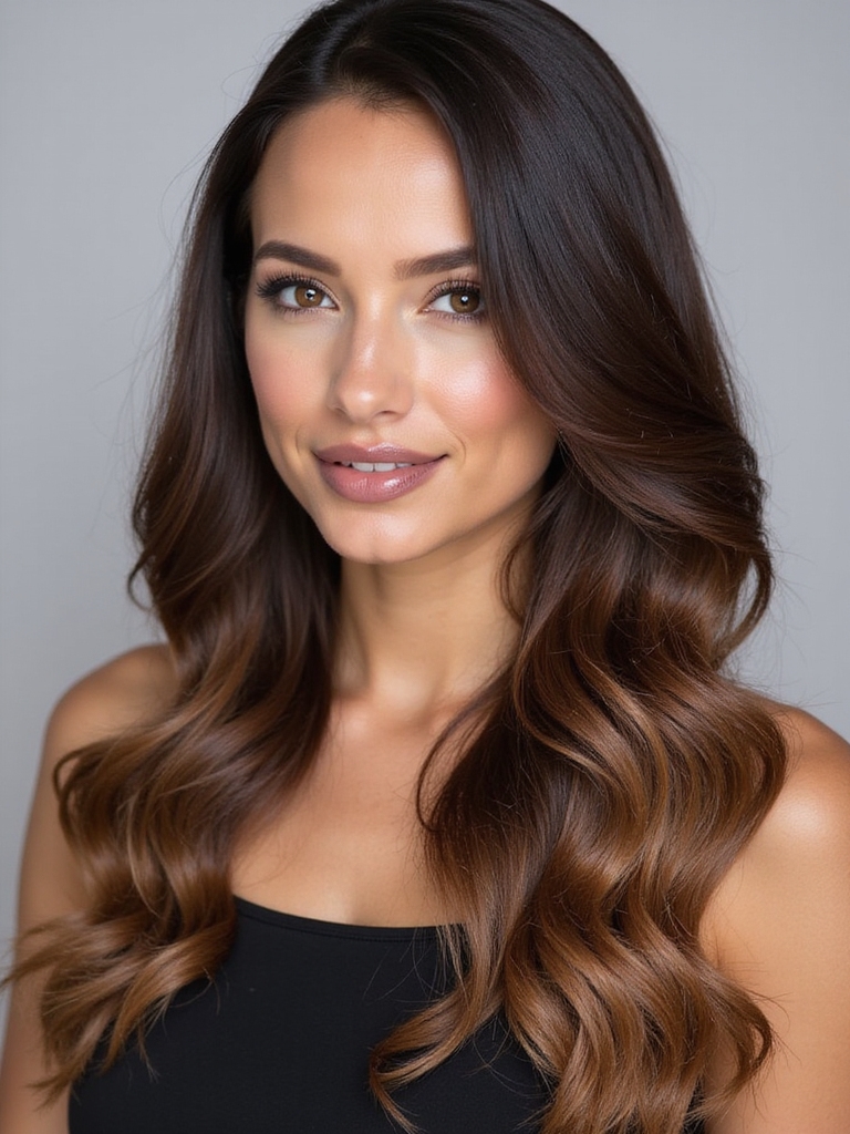 warm inviting multi dimensional brunette