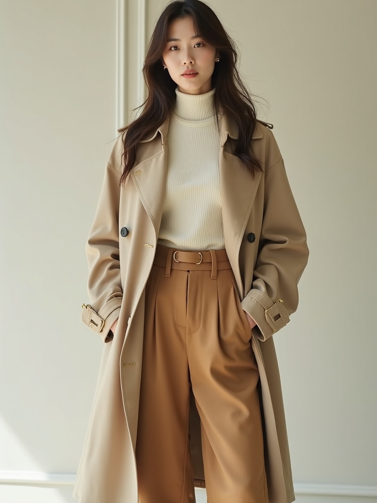 balance oversized silhouettes elegantly
