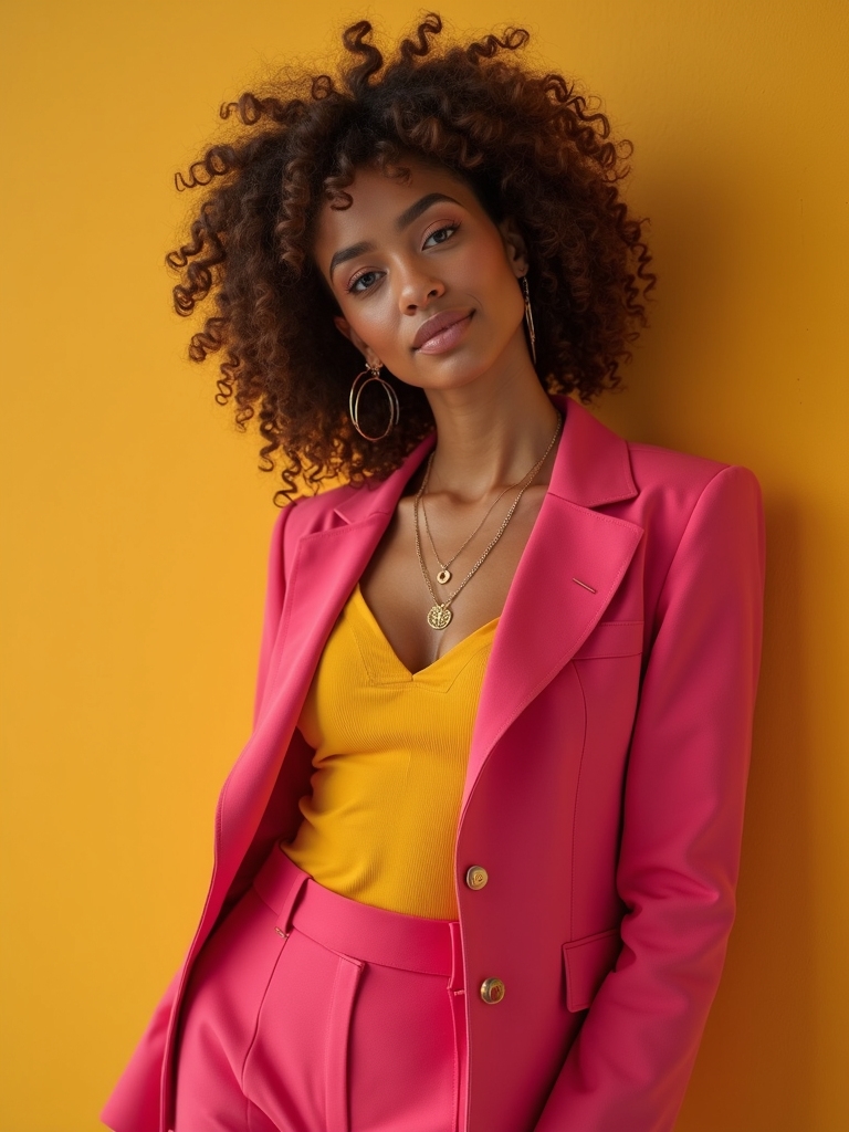 bold accents for confidence
