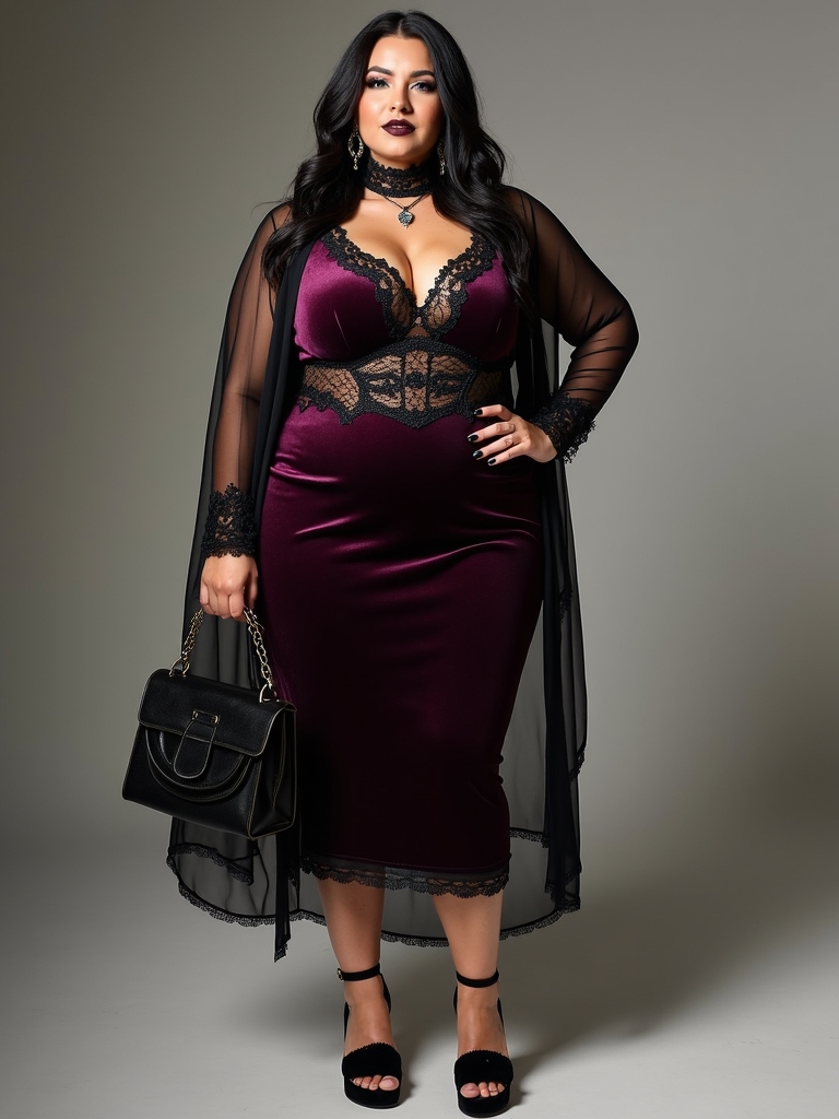 bold contrast flattering silhouettes