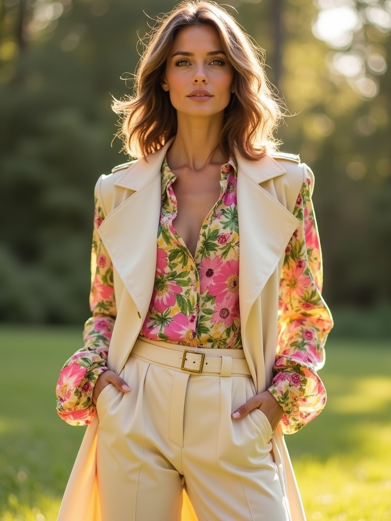 bold prints clean silhouettes