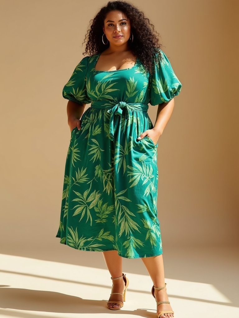 bold prints for plus size