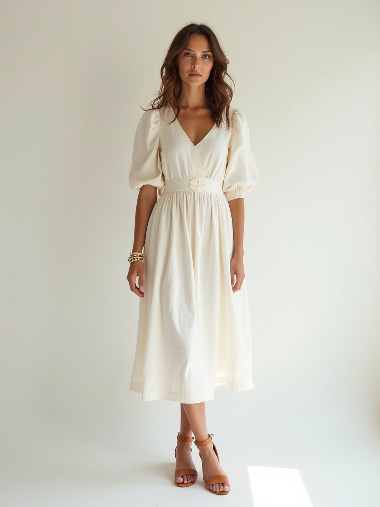 breathable midi dress styles