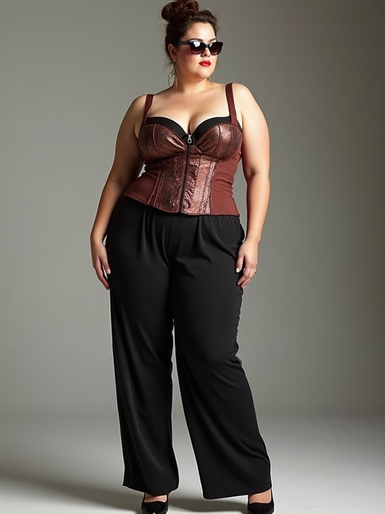 breathable plus size corset tops