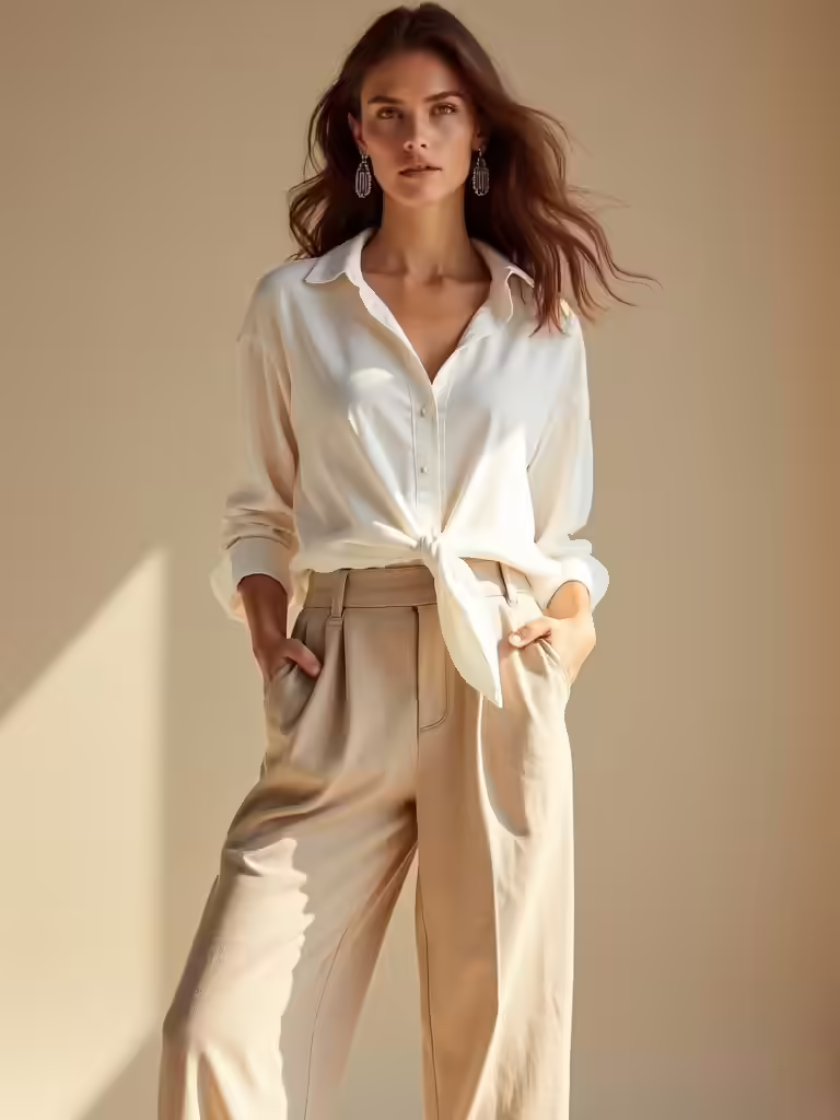breathable polished summer trousers