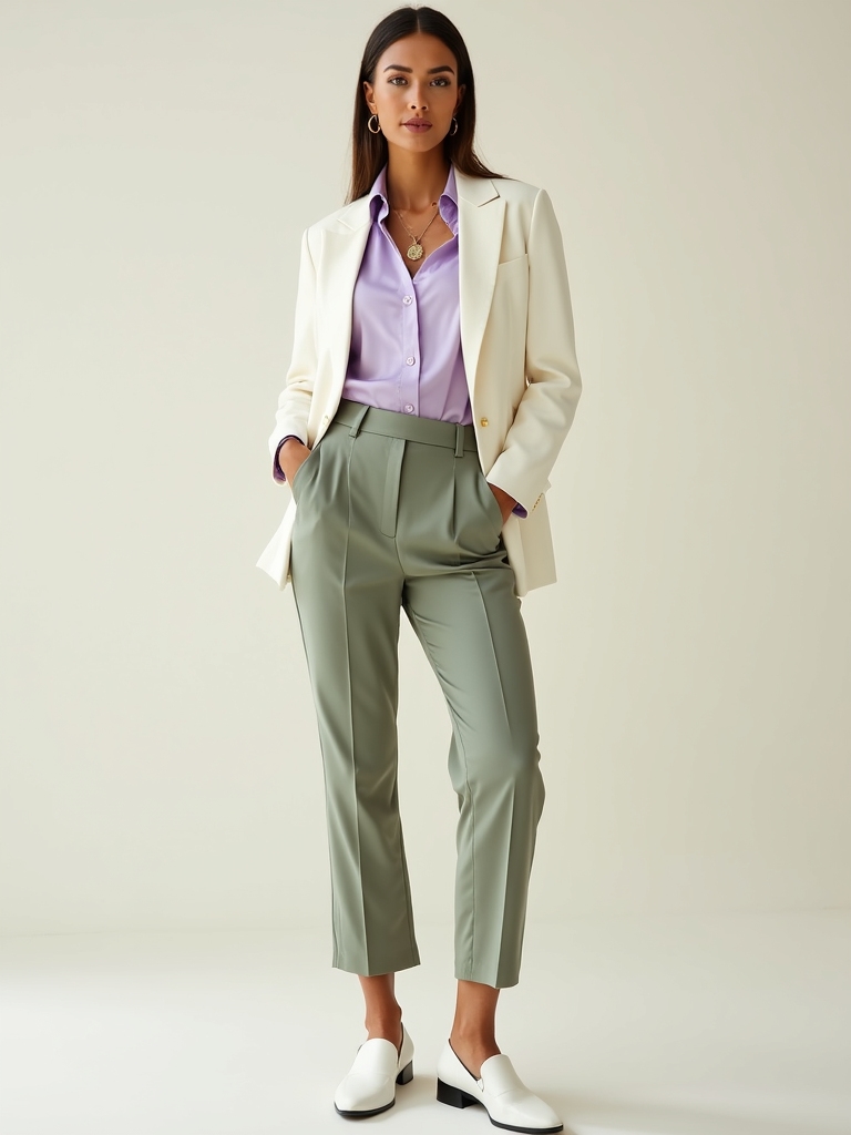 breathable tailored polished layers