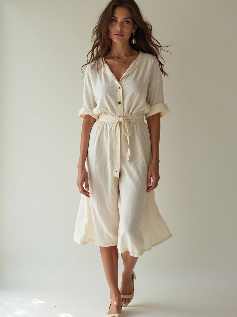 breathable versatile linen sets