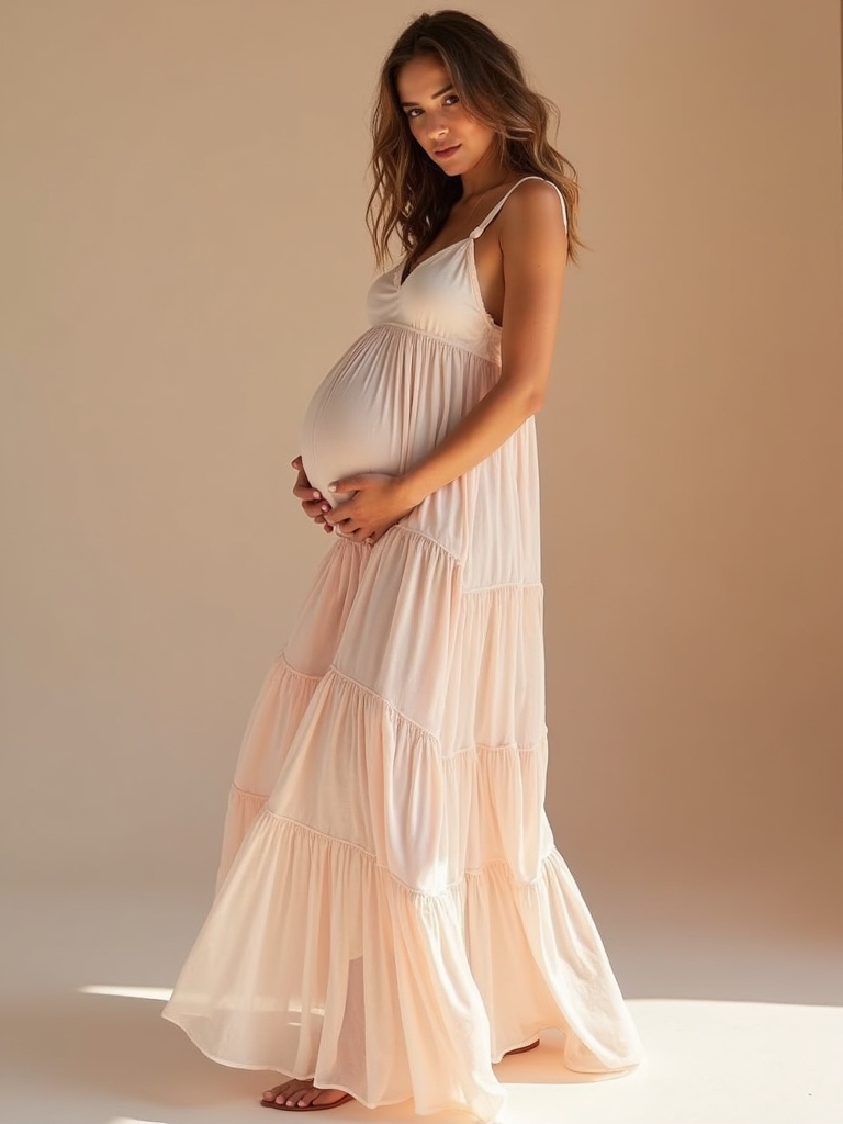 breezy maxi dresses for pregnancy