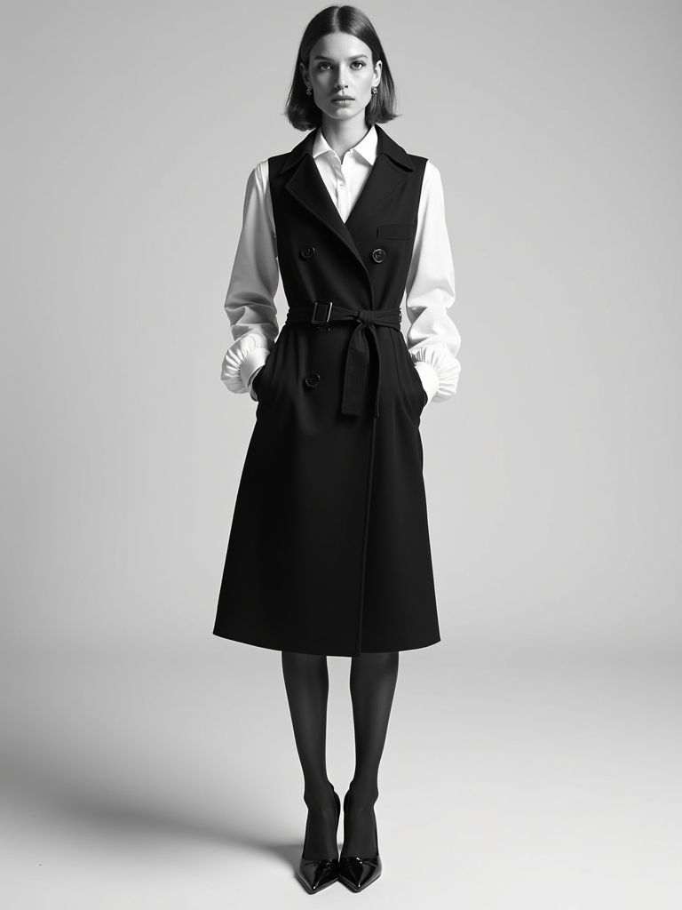 chic black and white styling tips