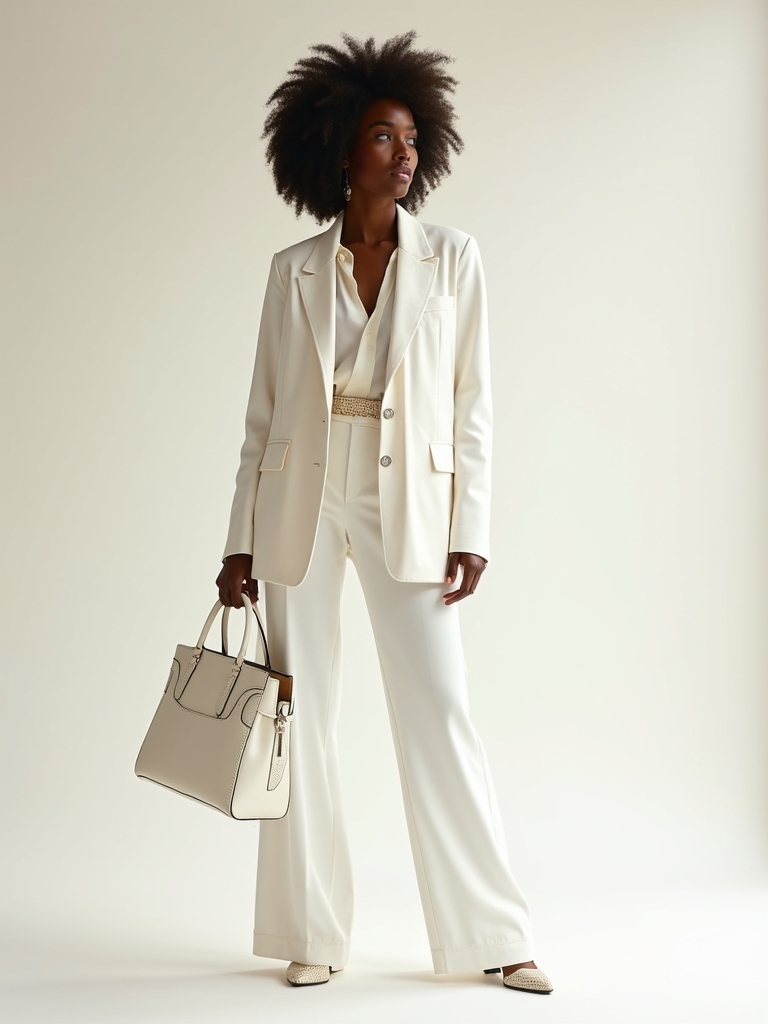 chic monochrome textured outfits
