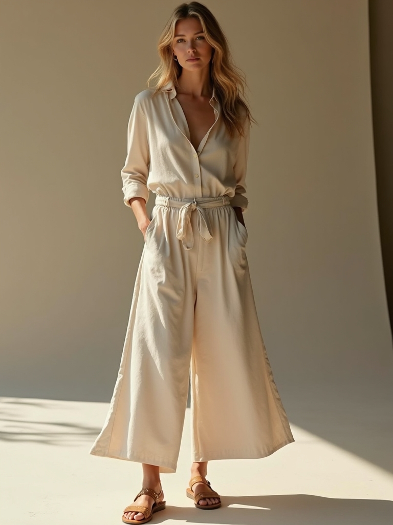 chic neutral summer wardrobe