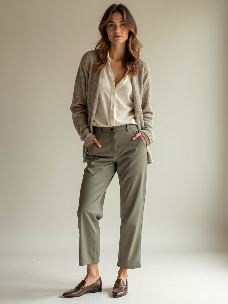 chinos and soft knits