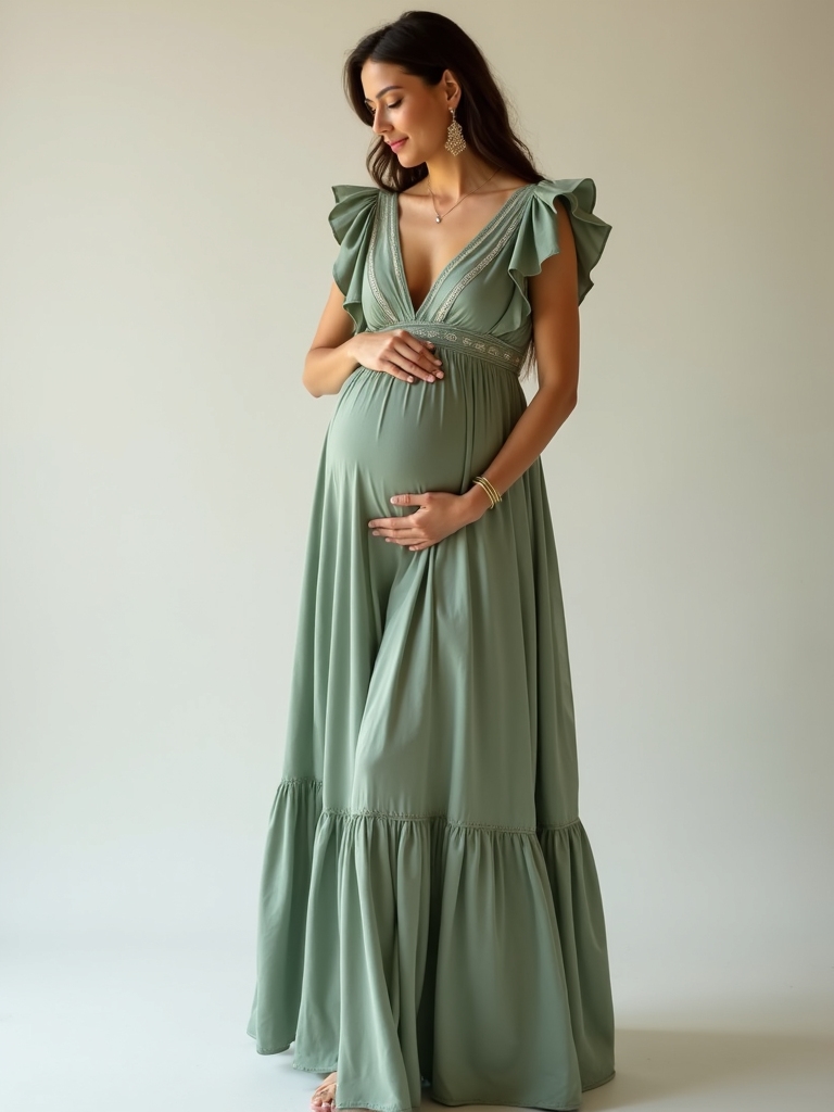 comfortable maternity maxi dresses