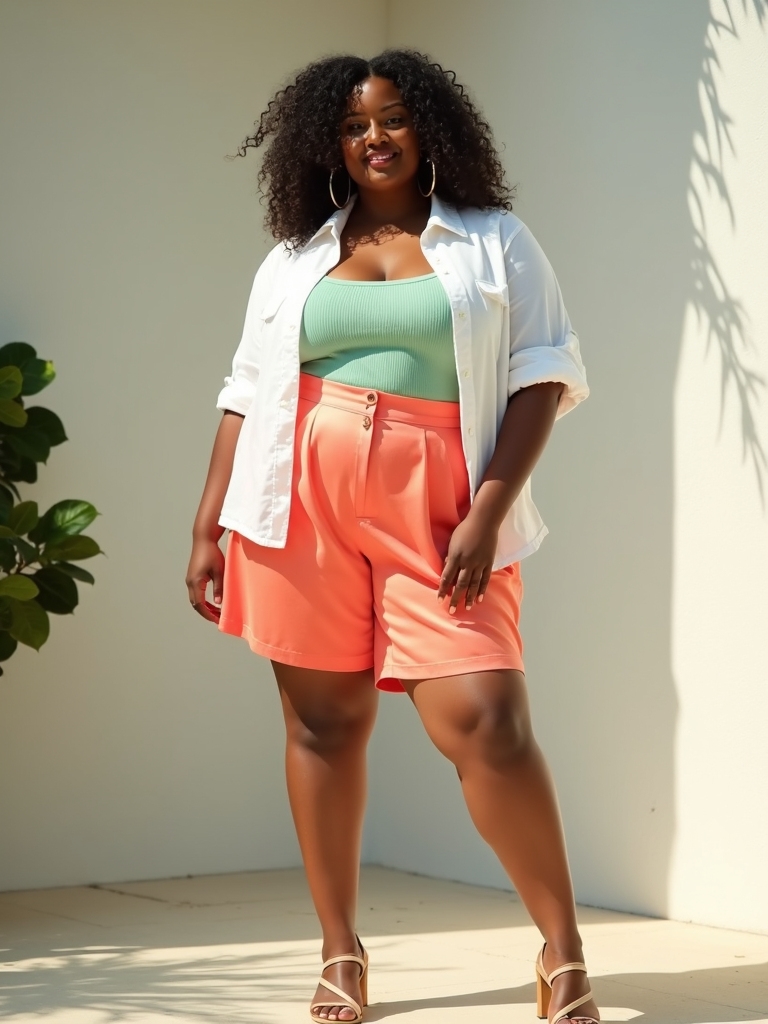 comfortable plus size summer style