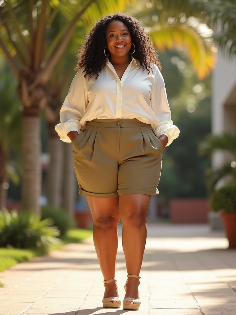 comfortable tailored shorts style