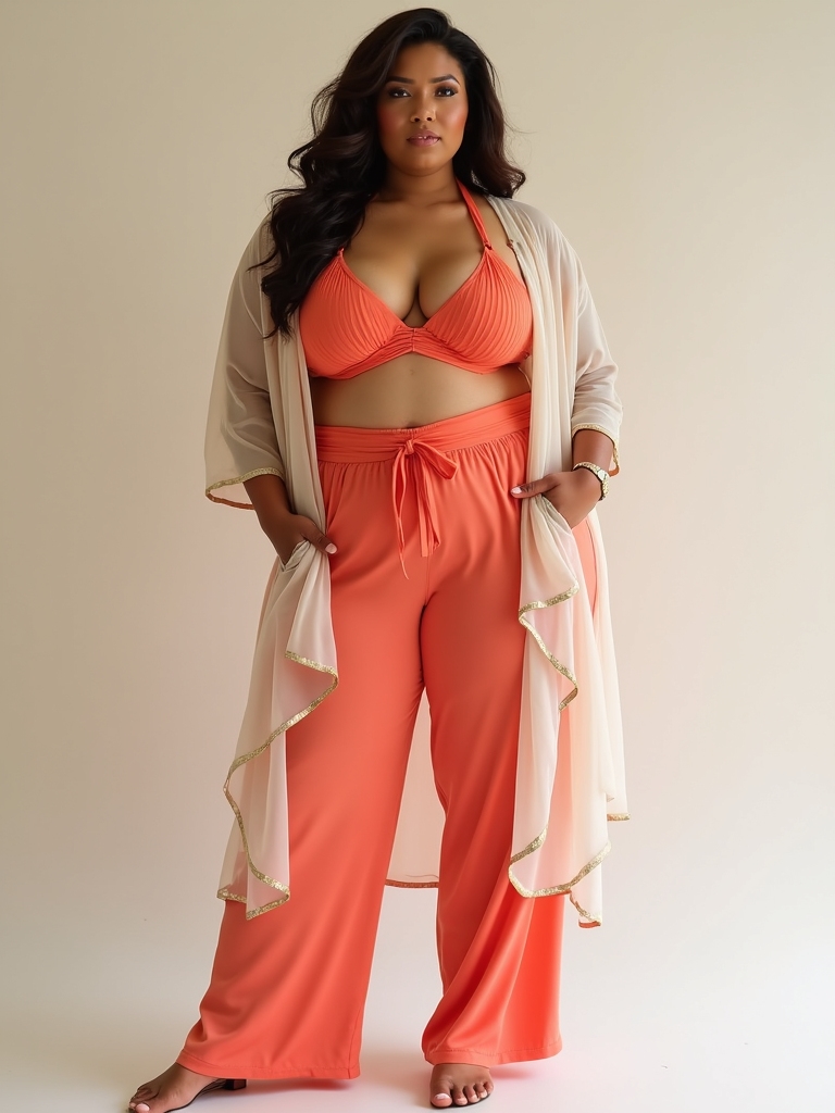 confidence in stylish swimwear