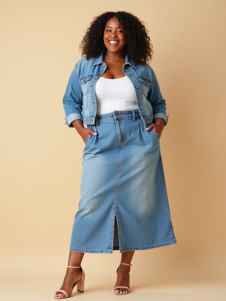 cool denim casual style