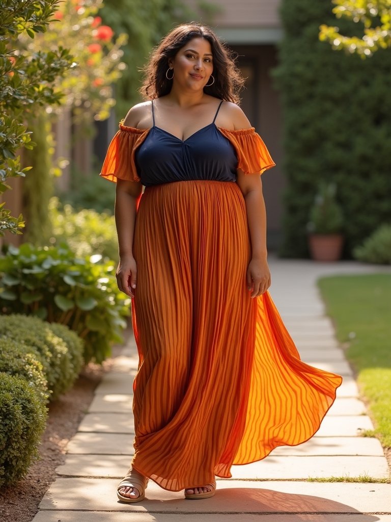 curvy maxi dresses for summer