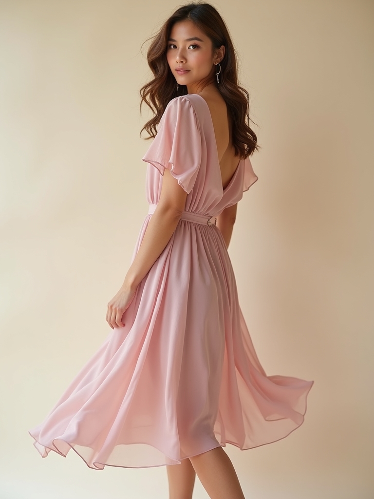 effortless flowing dress style
