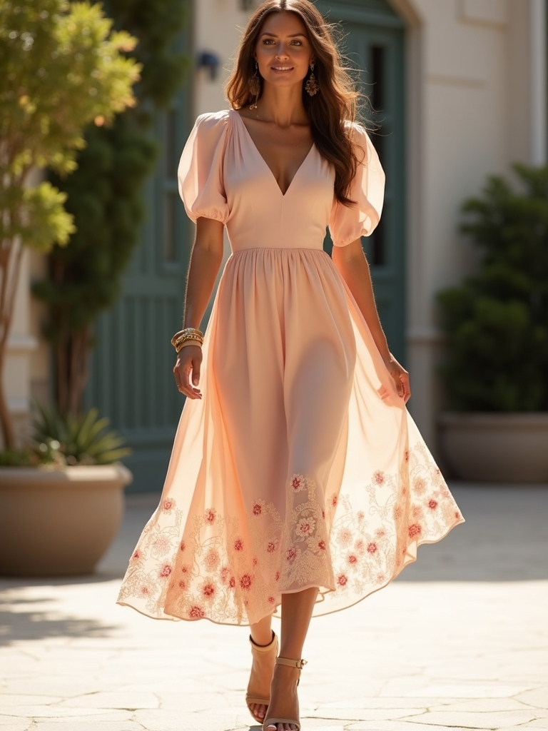 effortless flowy midi dresses