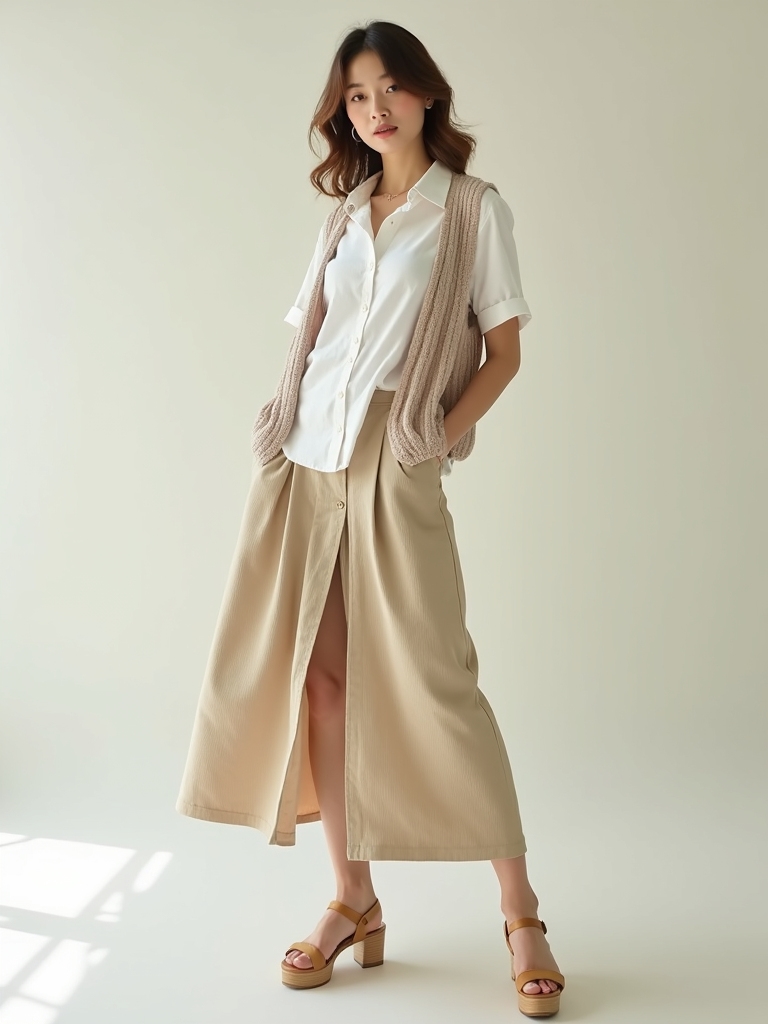effortless korean summer style