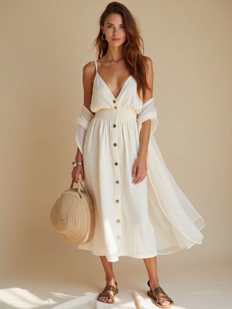 effortless layered summer style