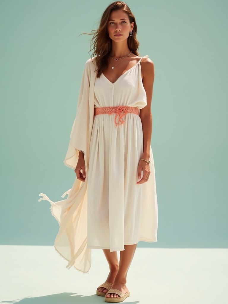 effortless linen beach style