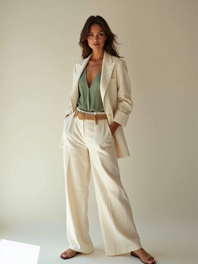 effortless linen blend style