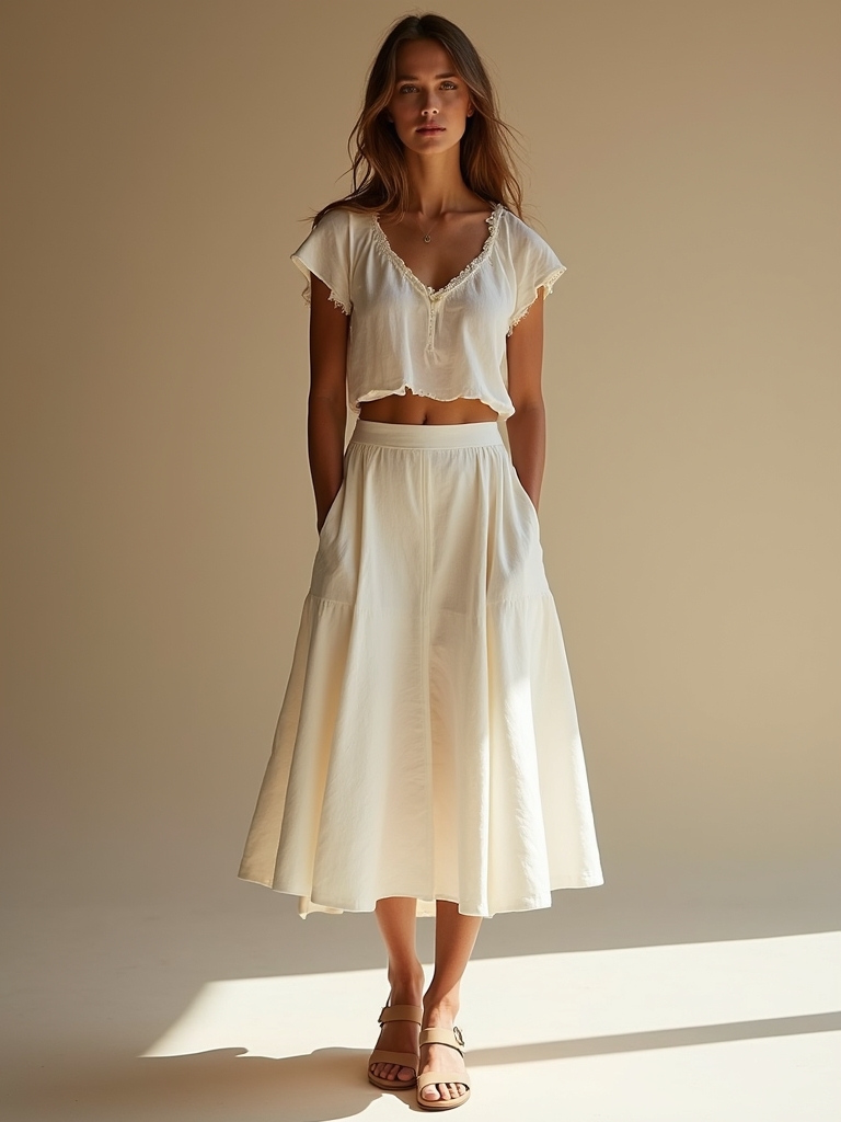 effortless summer midi style