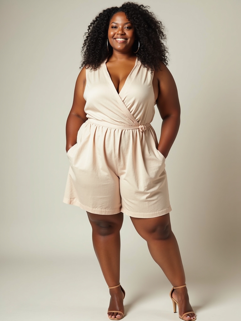 effortless summer romper style