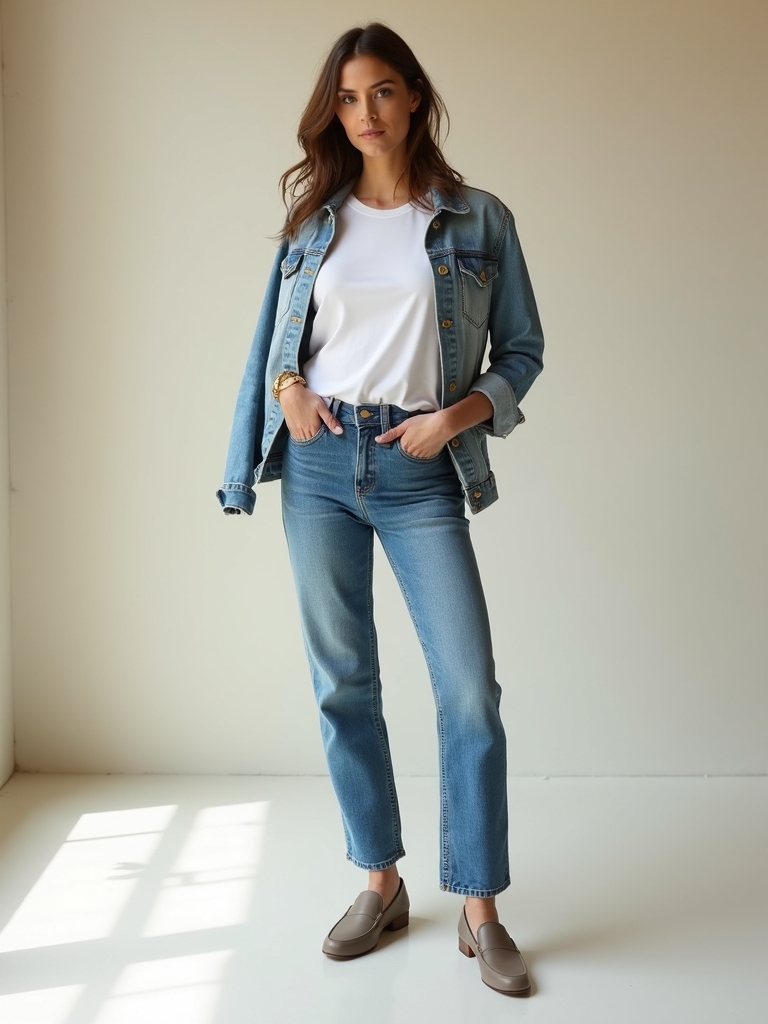 effortless white tee style