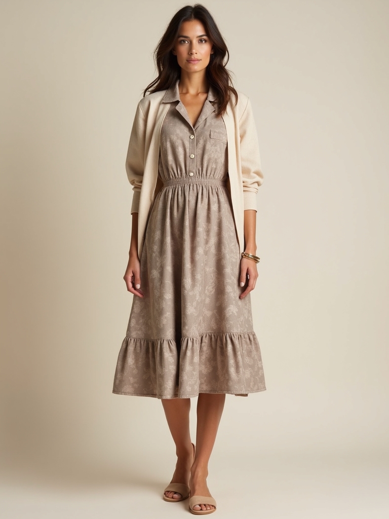 elegant neutral summer outfits
