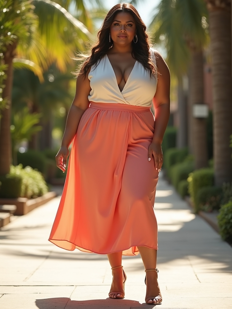 flattering a line wrap skirts