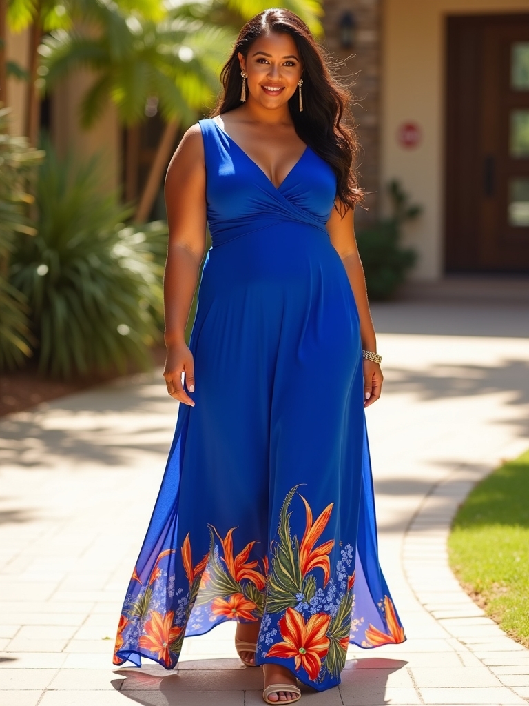 flattering flowy maxi dresses
