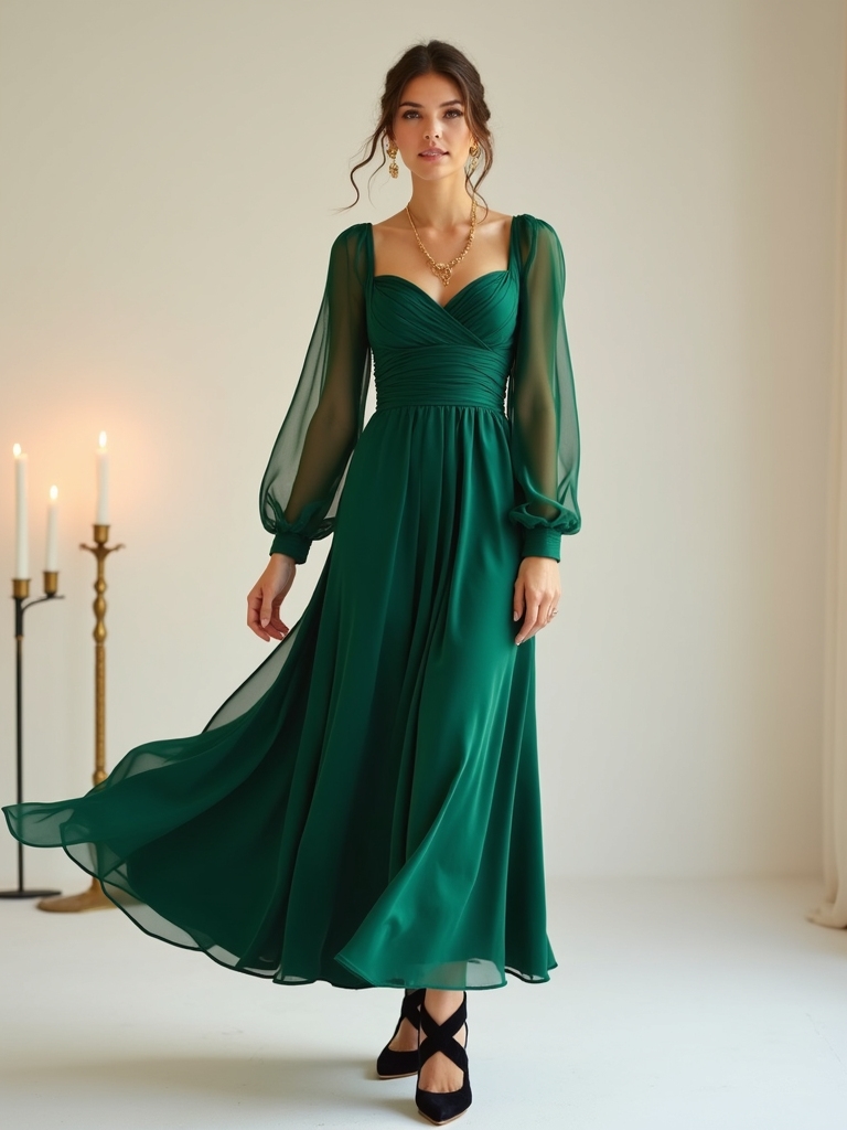 flattering midi dress styles