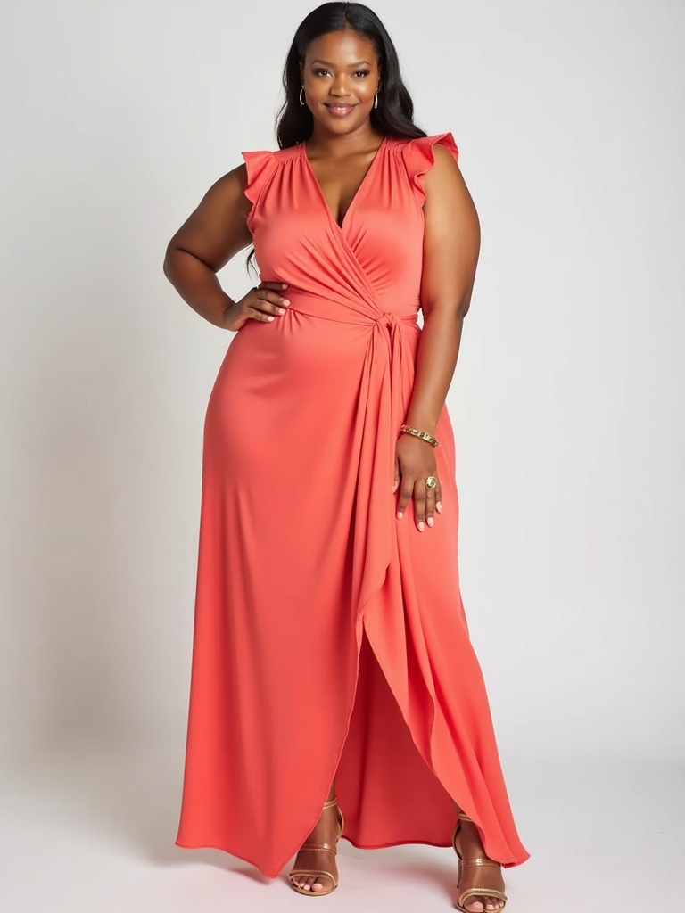 flattering plus size maxi dresses