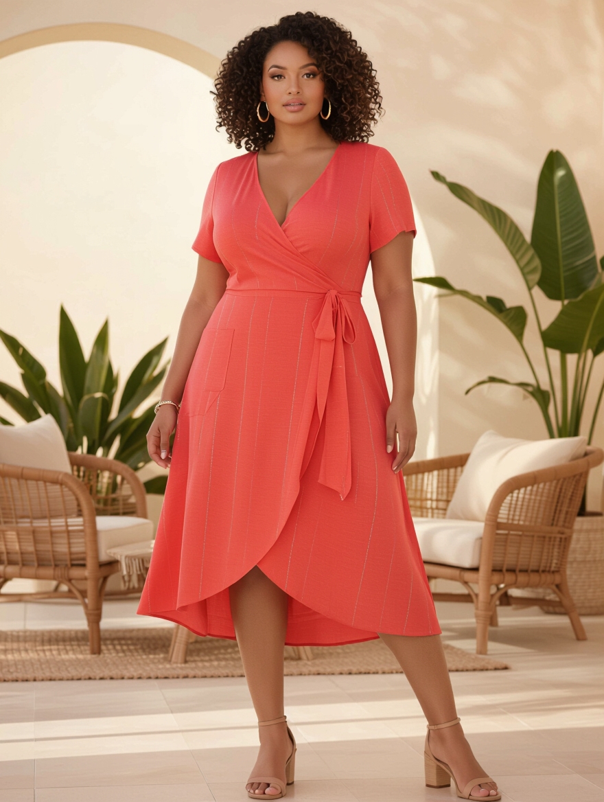 flattering plus size summer silhouettes