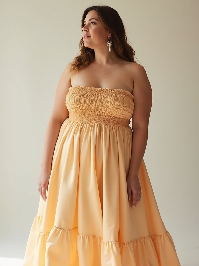 flattering smocked and ruched styles