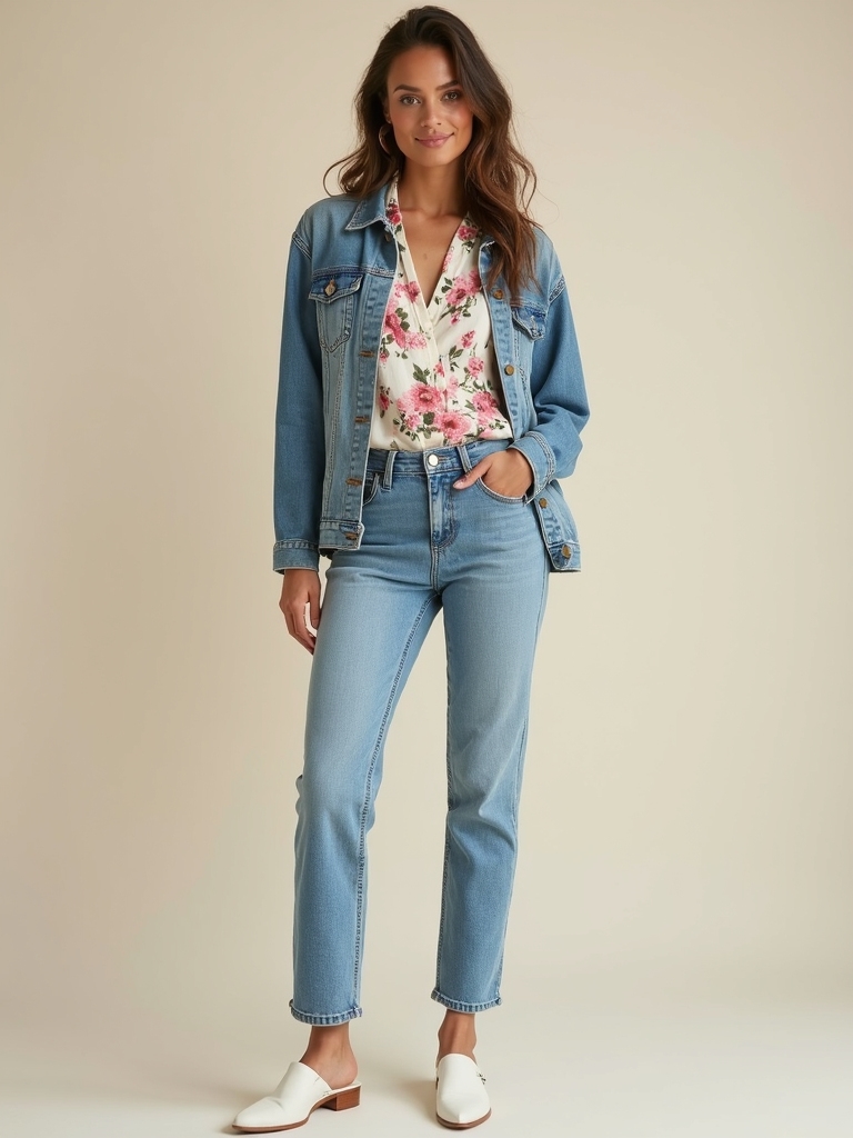 floral denim styling tips