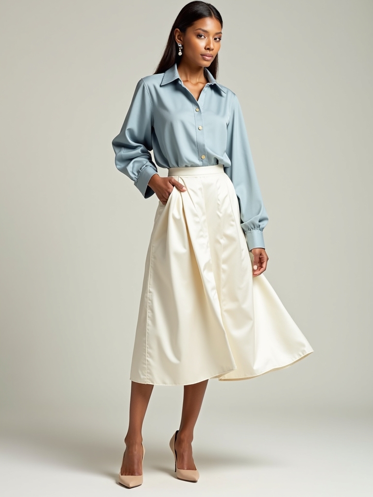 flowy skirts lightweight tops