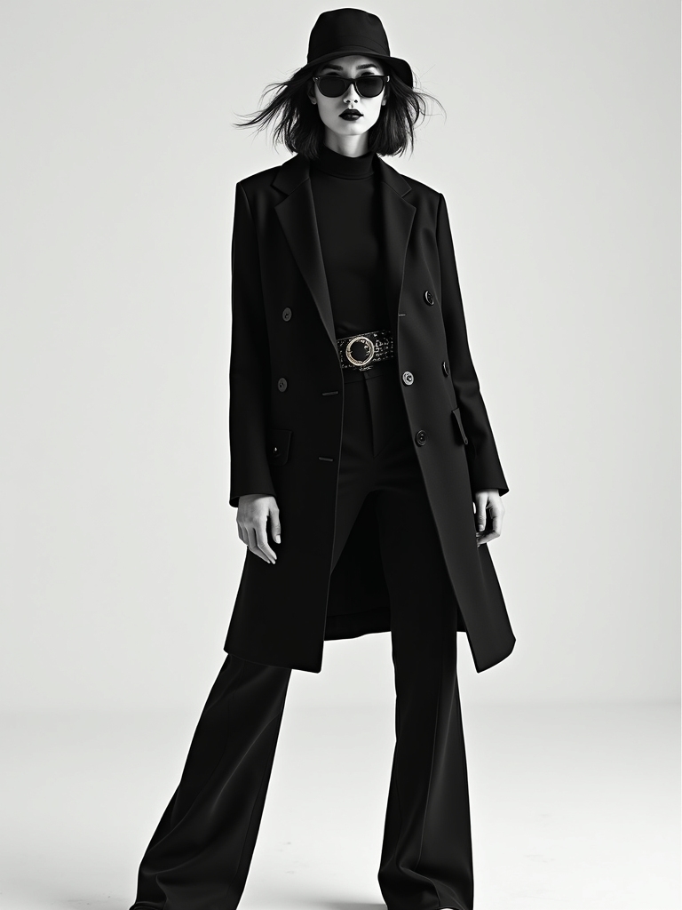 intentional black and white styling