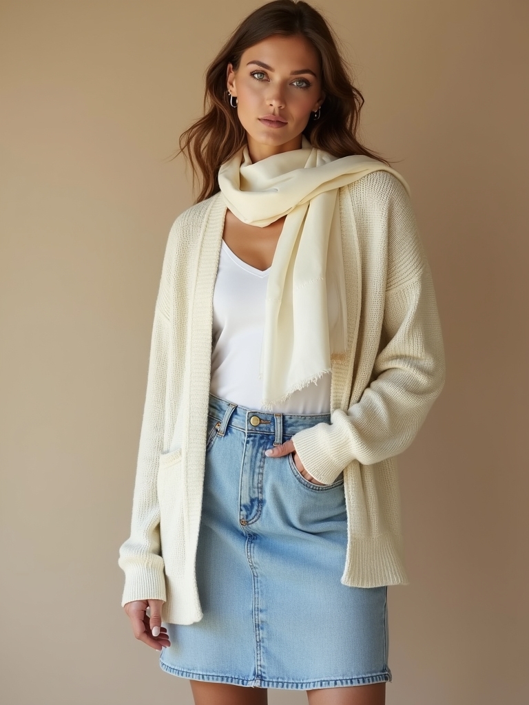 layered warmth with scarves