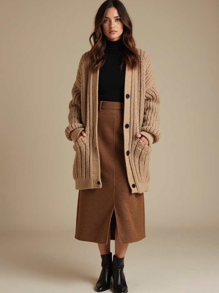 layering knit staples effortlessly