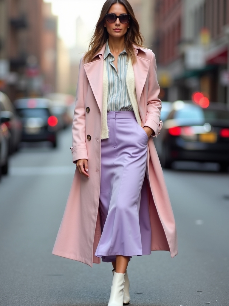 layering pastels for spring