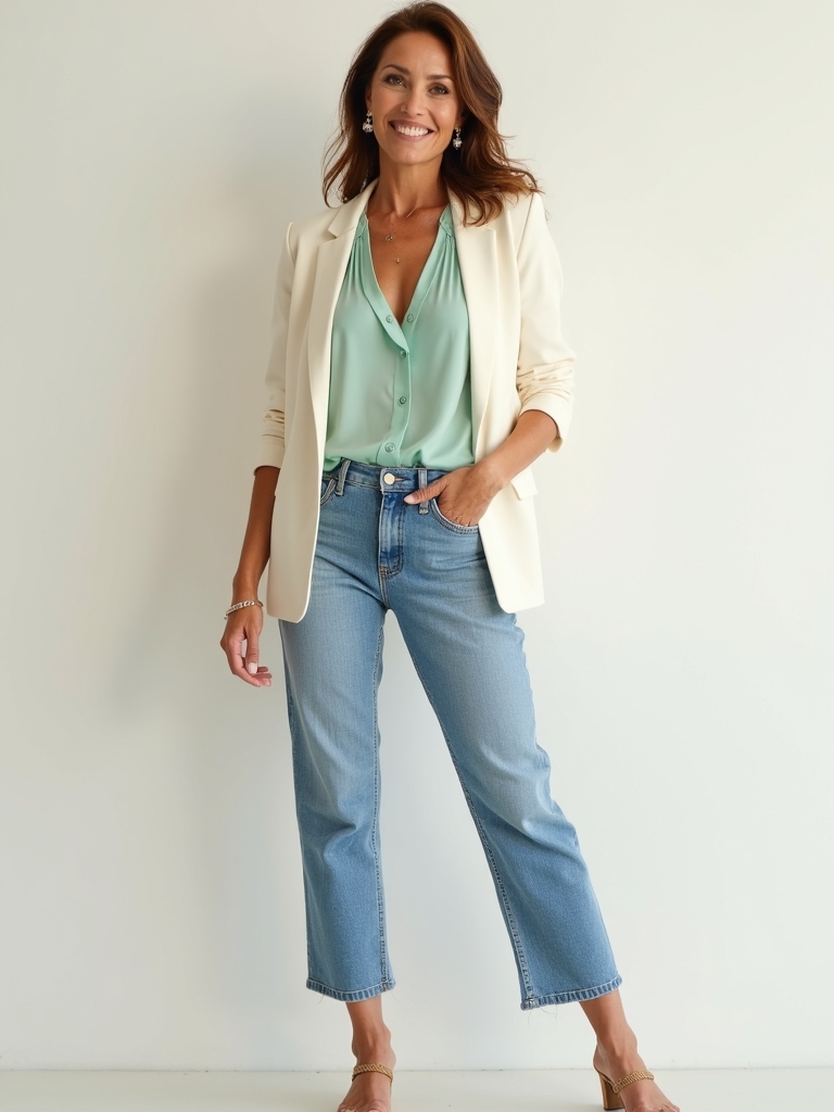 lightweight flattering denim styles