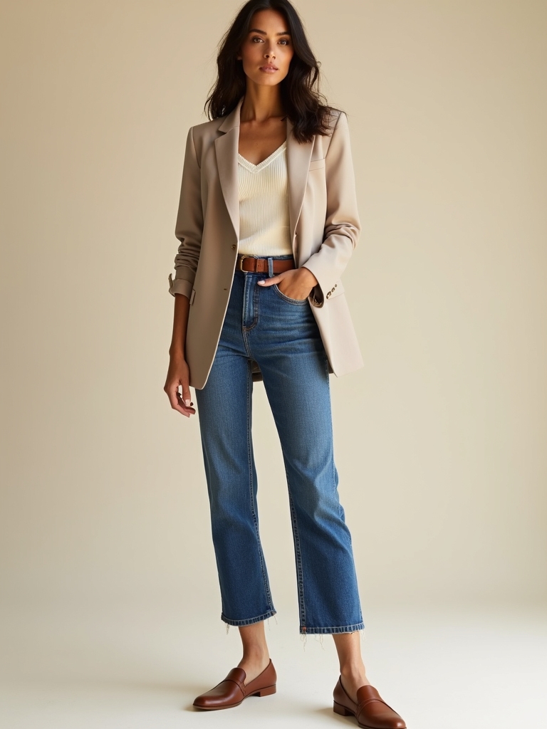 lightweight knits elevate denim
